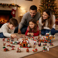 Christmas Village Building Blocks Advent Calendar for Kids