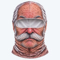 🤣 Funny Realistic Face Balaclava | Hilarious Ski & Snowboard Resort Party Mask, Winter Slopes Group Gear