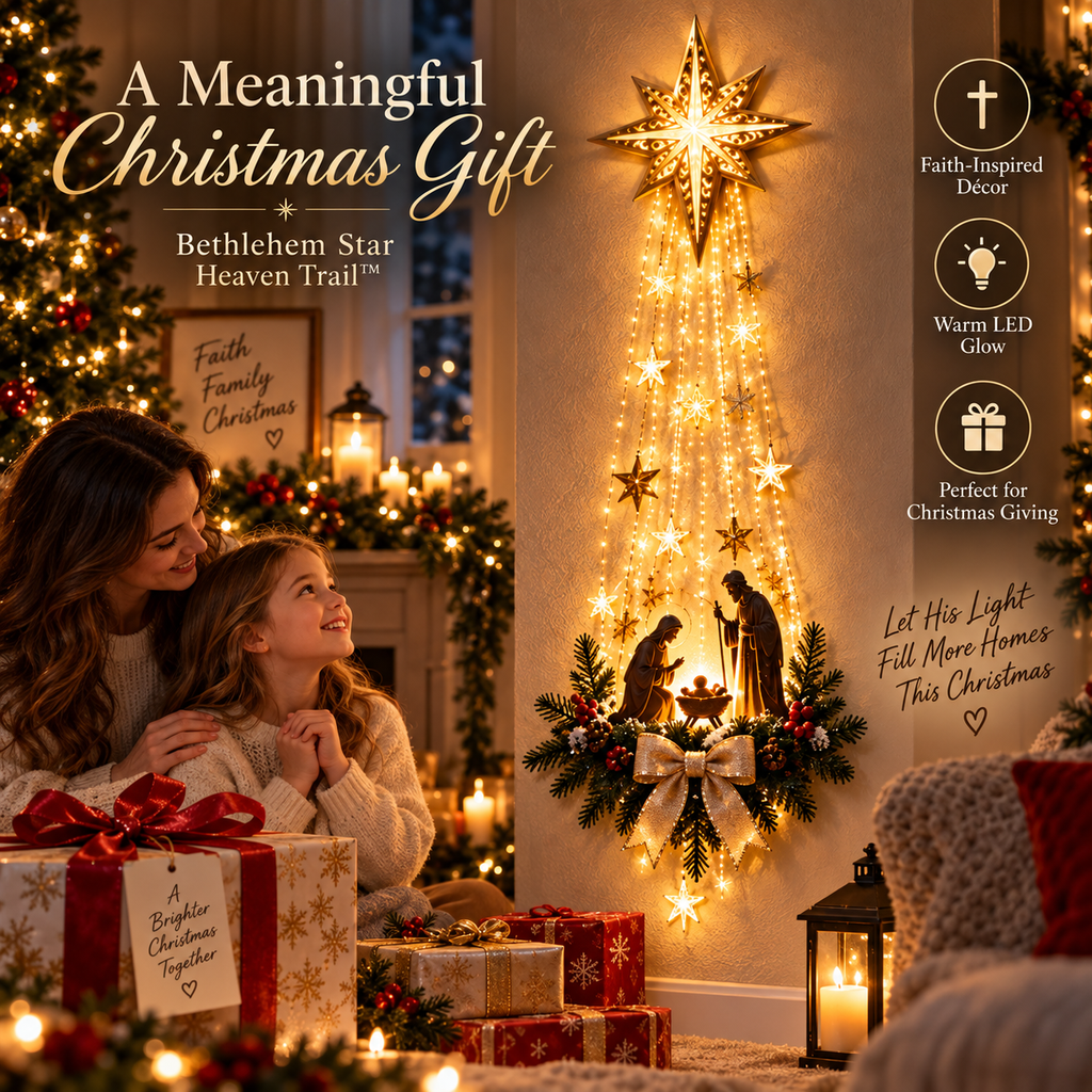 ✨ 49% OFF Nativity Wall Light — Warm Golden Glow for a Meaningful Christmas